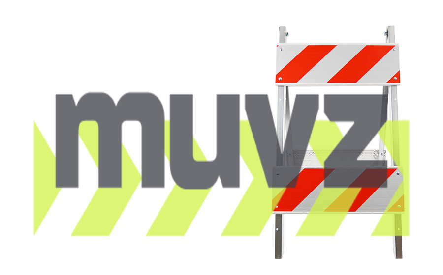 Economy+ Type II Barricade with Steel Legs, Plastic Panels \u0026 EG Reflective Sheeting