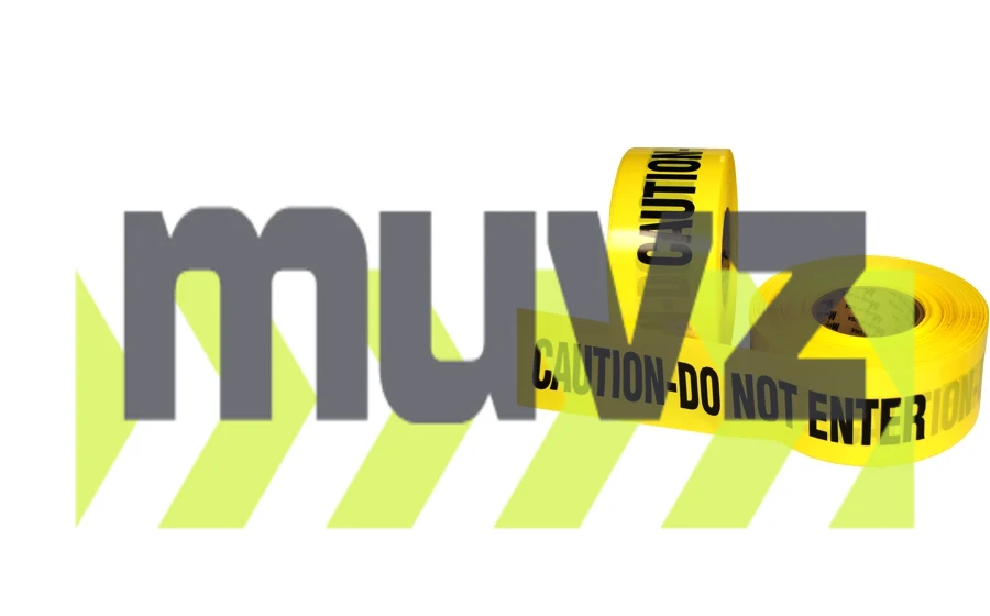 3\" x 1000\u0027 Yellow, Barrier Tape \"CAUTION DO NOT ENTER\"