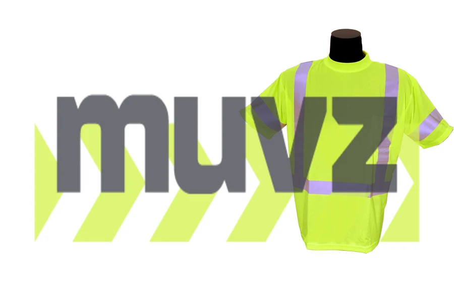 LIME, High Visibility, Microfiber Polyester Class 3 T-Shirt, Large