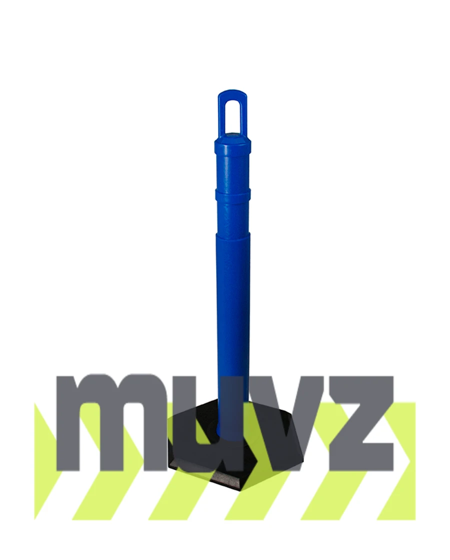 42\" BLUE \u0027JBC Arch-Top\u0027 Tube with 12lb Base