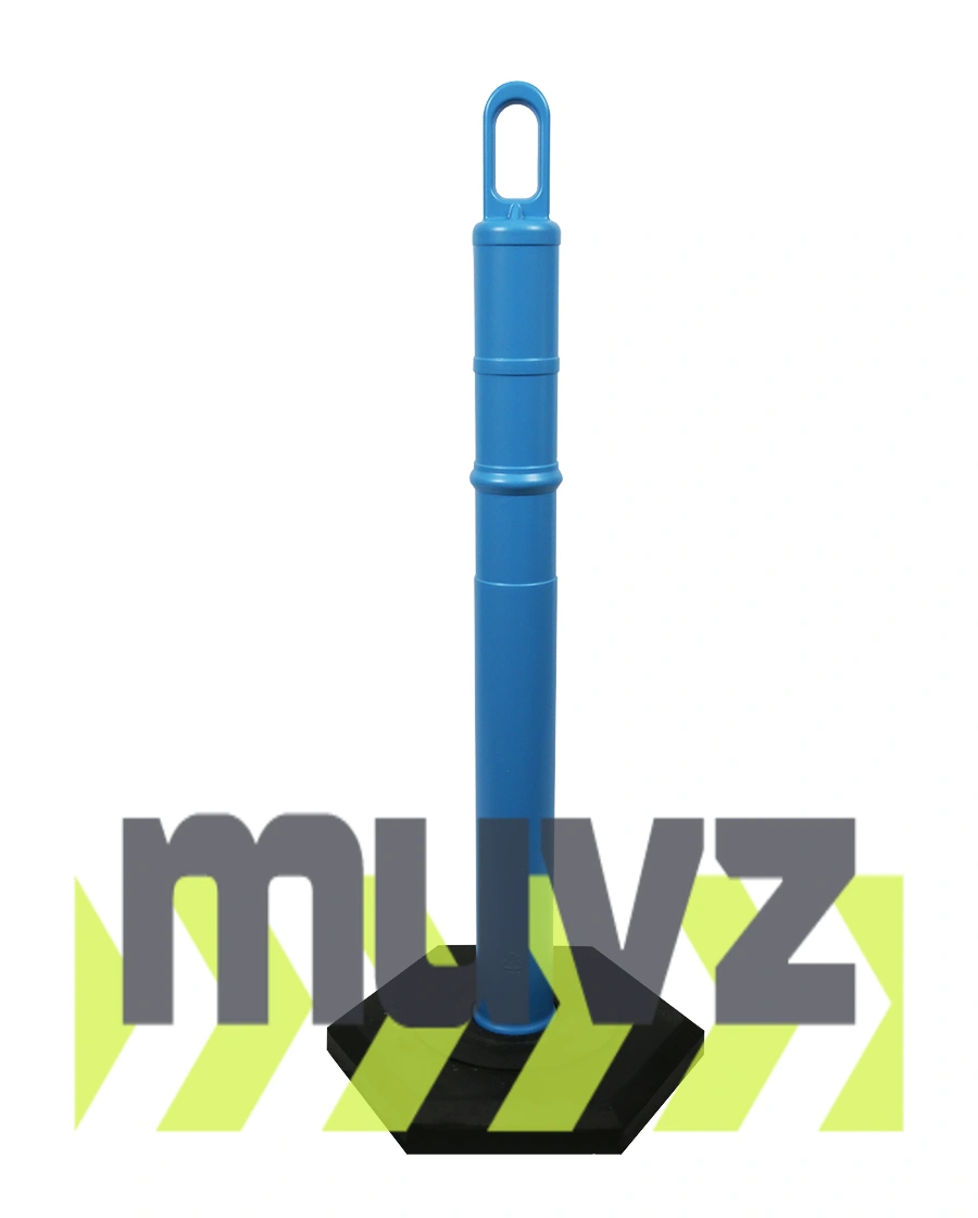 42\" BLUE Looper Tube with 8 Lb. Base