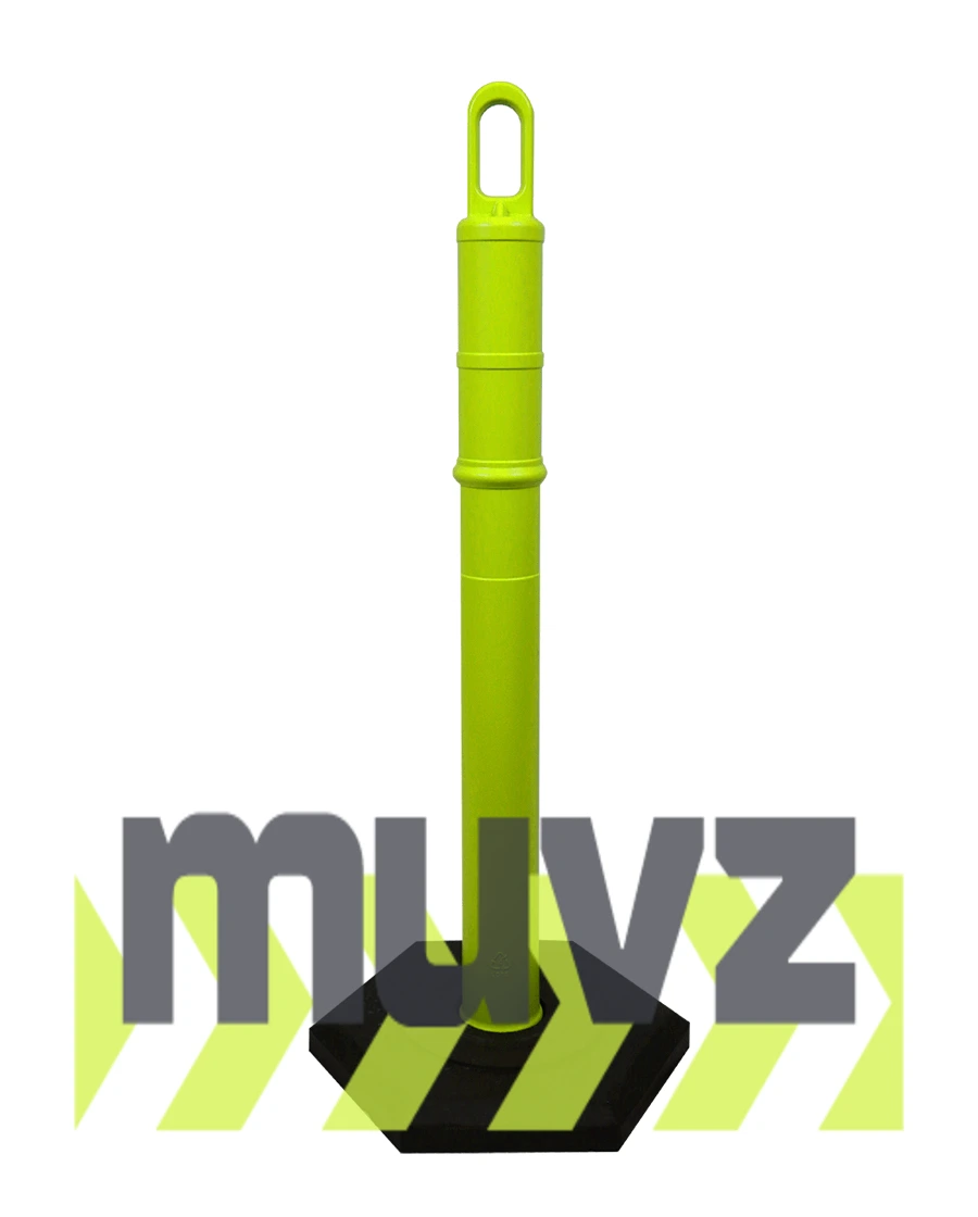 42\" LIME Looper Tube with 8 Lb. Base