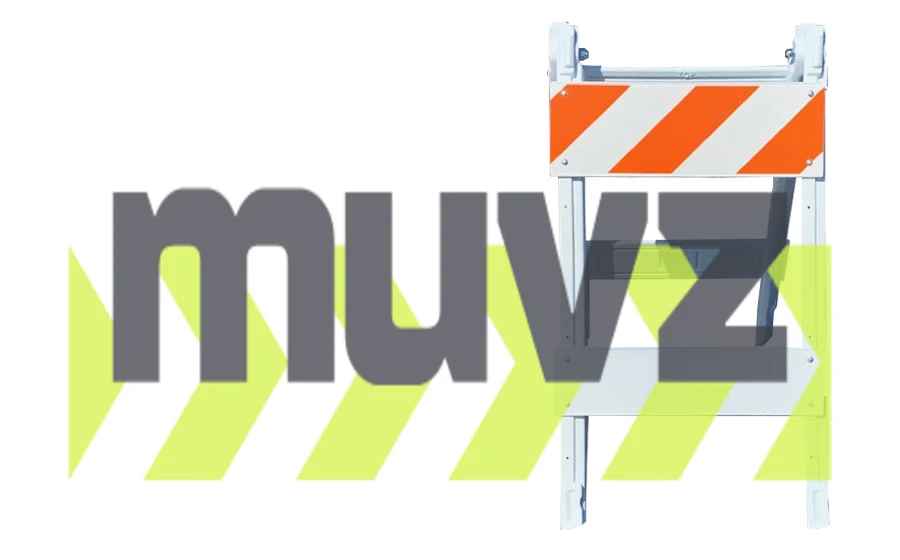 45\" H x 24\" W  Folding Plastic Type I Barricade w/Engineer Grade (EG) Reflective Sheeting