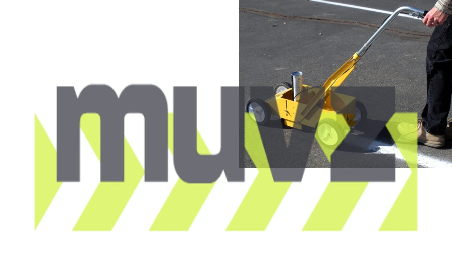 Lightweight, Heavy-Duty Aerosol Striping Paint, Pavement/Concrete Applicator