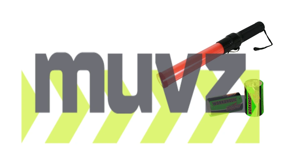 9\" LED Traffic Wand with two (2) D-Cell Batteries