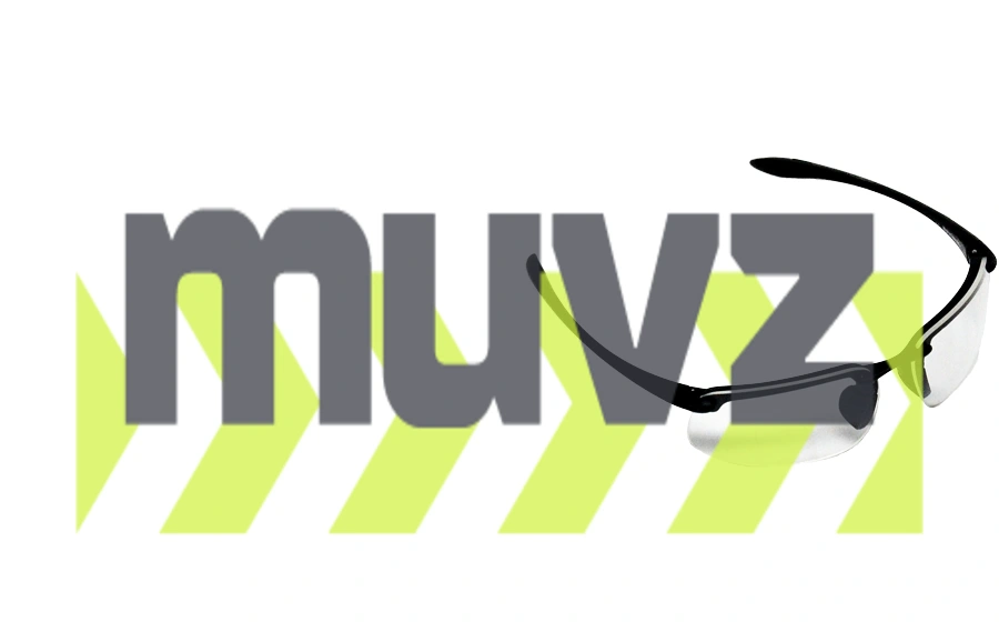 Z87+ Safety Sunglasses (rectangular lens, matte-black frame, clear anti-fog lens)