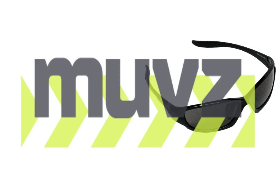 Z87+ Safety Sunglasses (full frame contemporary, gloss-black frame, gray anti-fog lens)