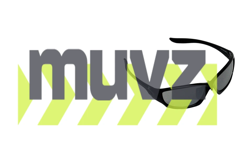 Z87+ Safety Sunglasses (full frame contemporary, gloss-black frame, silver mirror anti-fog lens)