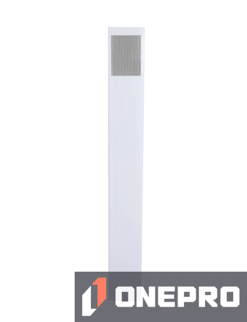 30\" GUARDFLEX GUARDRAIL DELINEATOR, WHITE with One (1) Reflective Panel and Mounting Screws (Box of 20) 