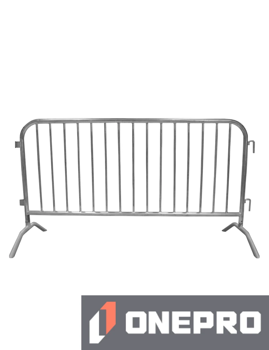 6 1/2\u0027 Steel Crowd Control Fence