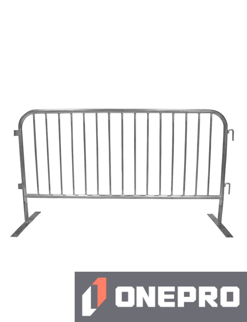 6 1/2\u0027 Steel Crowd Control Fence