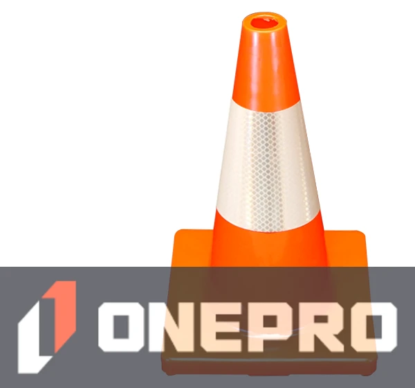 Orange 18\" Economy Cone with 6\" Reflective Collar