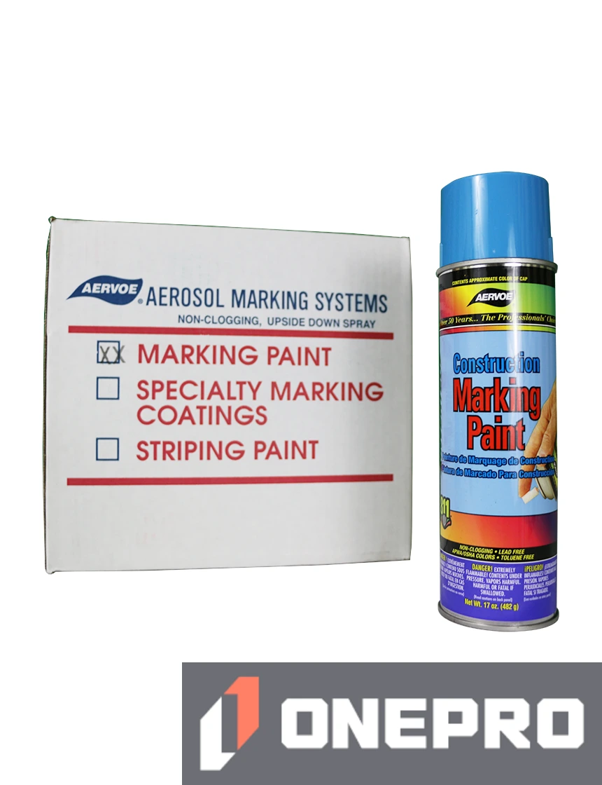 Blue Construction Marking Paint (Case of 12)