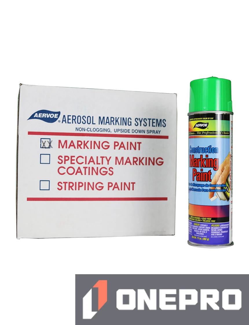 Green Construction Marking Paint (Case of 12)