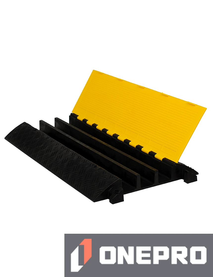 35.5\" x 19.625\", Interlocking, 3-Channel, Cable Protector