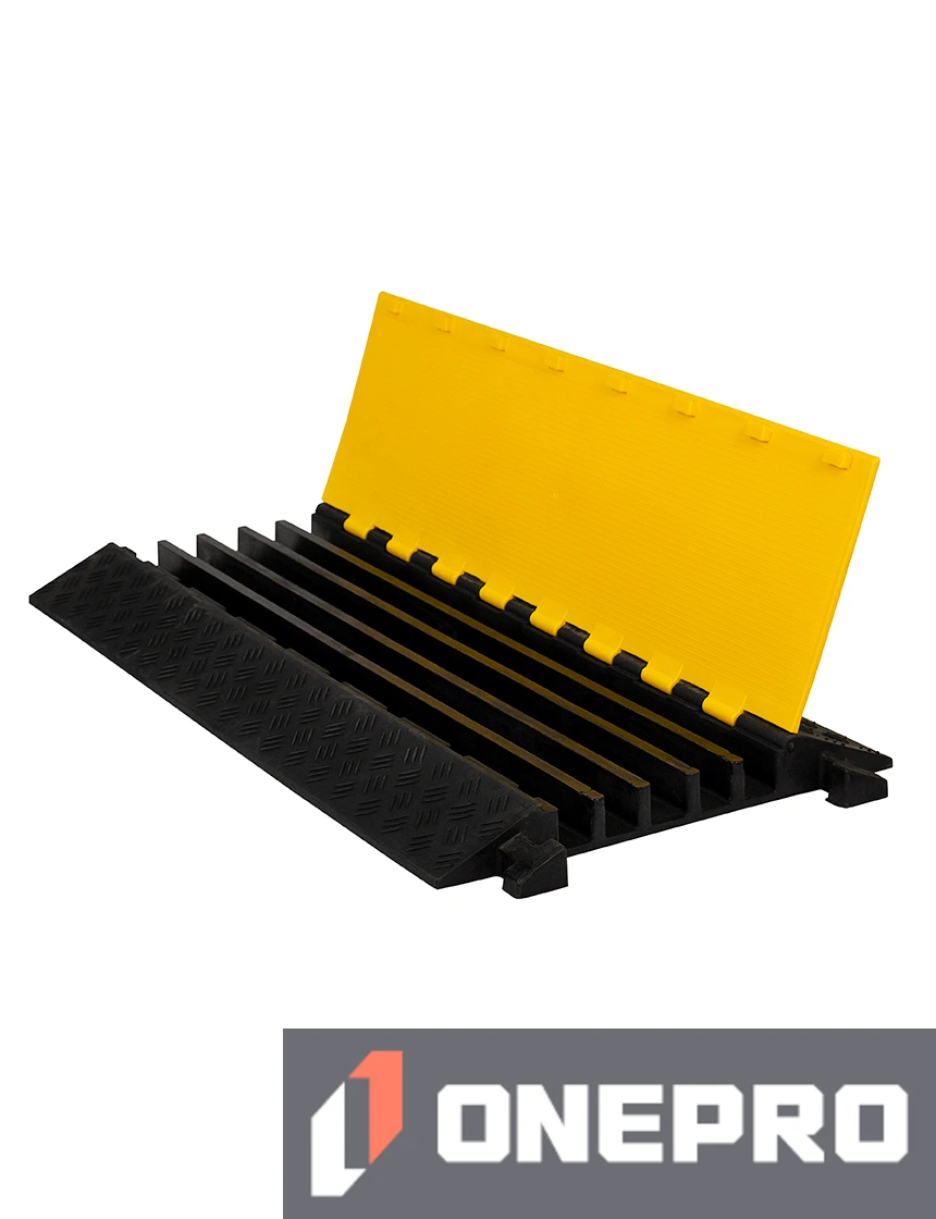 35.5\" x 19.625\", Interlocking, 5-Channel, Cable Protector