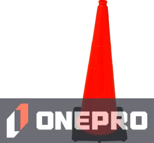 Orange 36\" 10.0 lb Black Base Cone