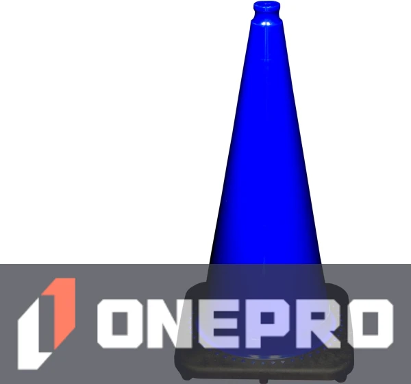 28\" Blue 7.0 lb Traffic Cone