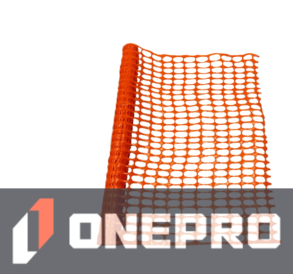 4\u0027 x 100\u0027 Standard Duty Roll of Orange Construction Fence (0.33 oz/sq ft - 100 g/m2)