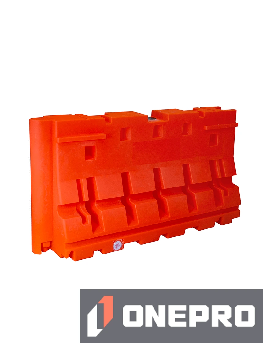 Orange, 100 lb \u0027Lite-Weight\u0027, Jersey Style Barricade