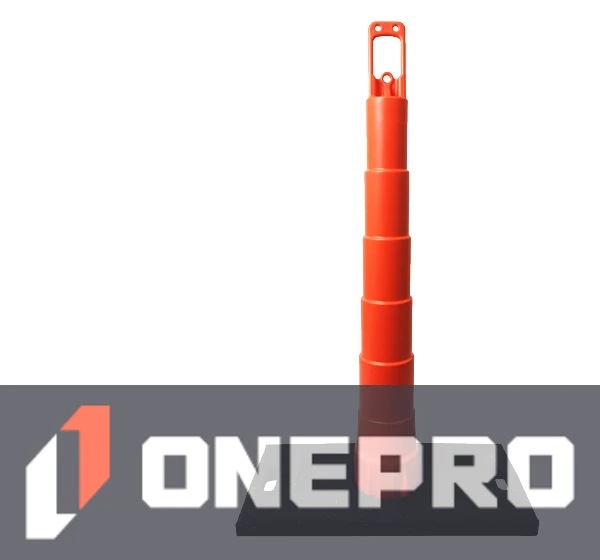 42\" Channelizer Cone with 30 lb Recycled Rubber Base
