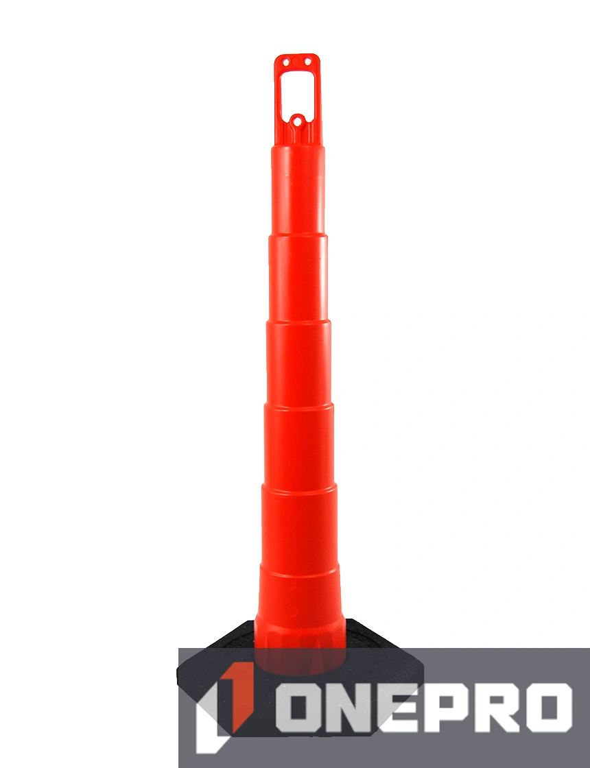 42\" Channelizer Cone with 16 lb Recycled Rubber Base