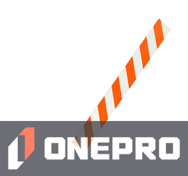 6’ Plastic Rail with Engineer Grade (EG) Reflective Sheeting on both sides
