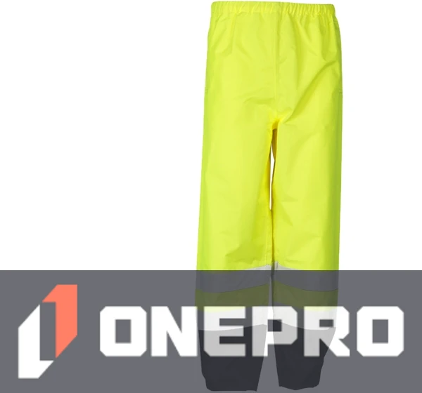 High Visibility Lime, Storm Cover, Rainwear Pants, Size L-XL RWP102