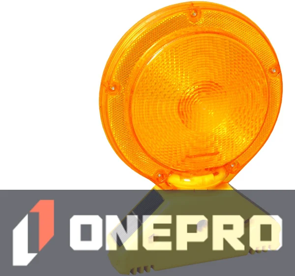 \u0027Standard\u0027 Solar Barricade Flasher, Yellow