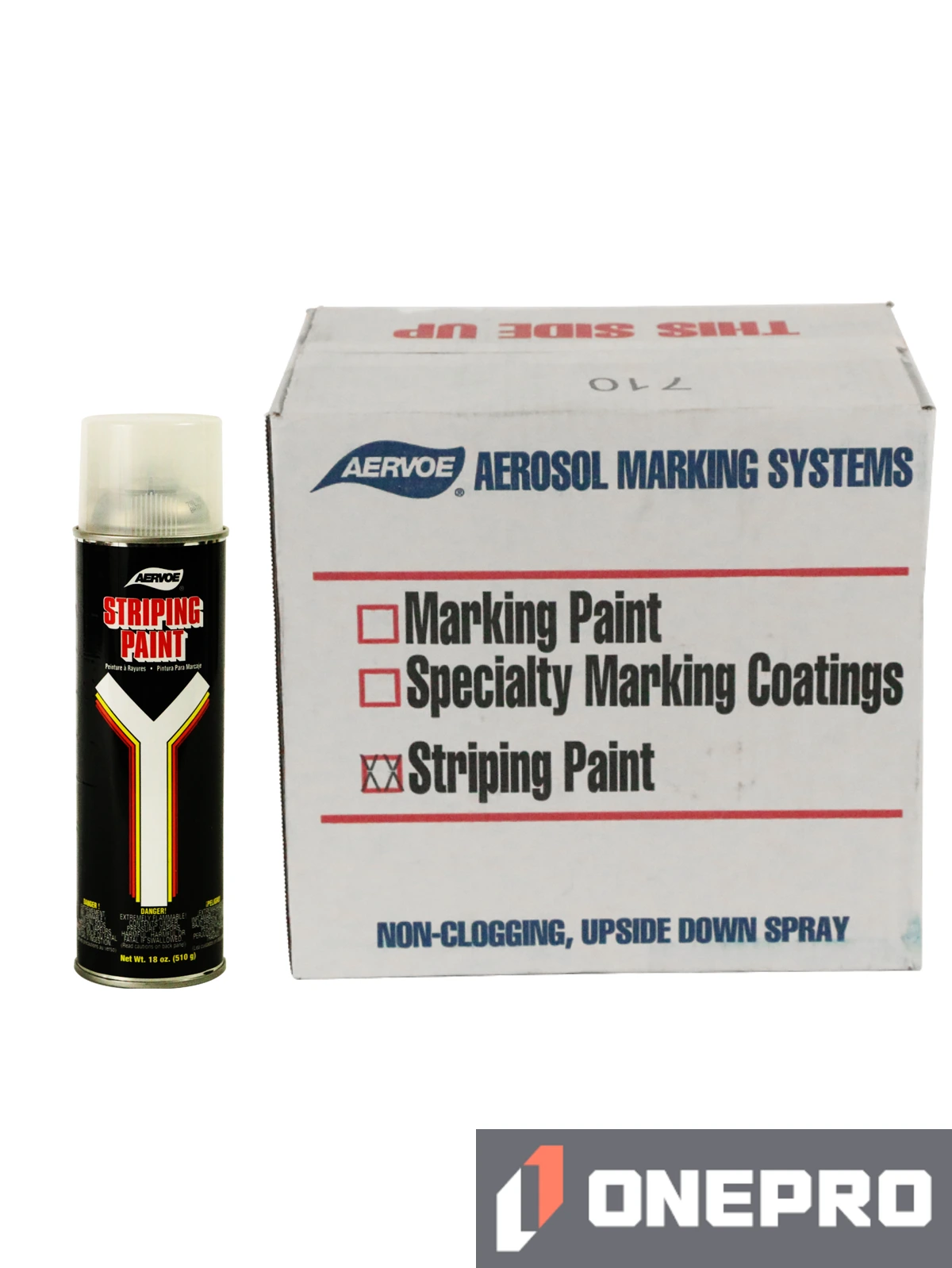 Clear-Coat Solvent Based, Striping Paint (Case of 12)