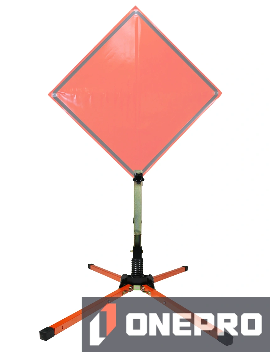 Single Spring Sign Stand w/ Universal Bracket