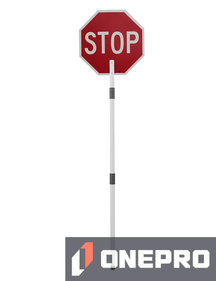 24\" High Intensity (HI) ABS Plastic \"Stop/Slow\" Paddle Sign