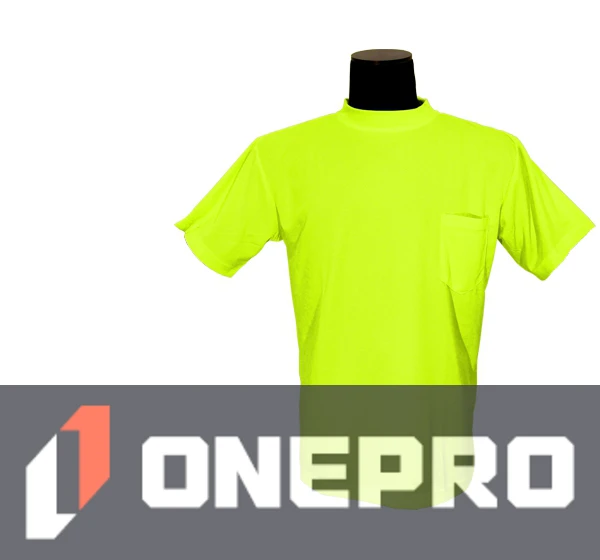 Lime High Visibility Microfiber T-Shirt
