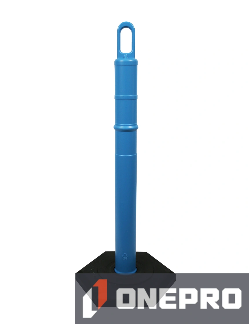 42\" BLUE Looper Tube with 8 lb Base