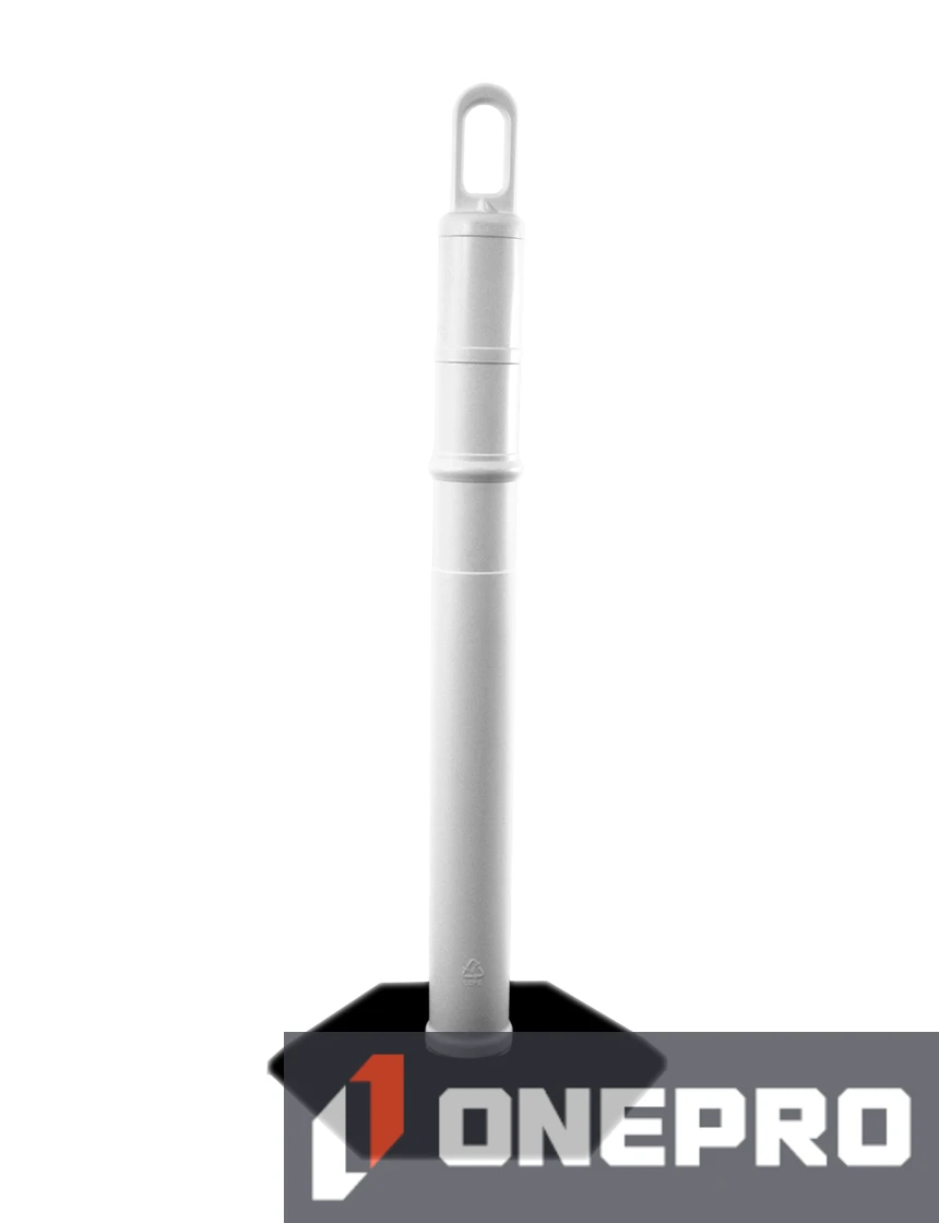 42\" WHITE Looper Tube with 12 lb Base