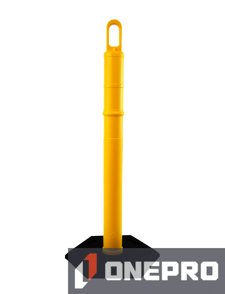 42\" YELLOW Looper Tube with 18 lb Base