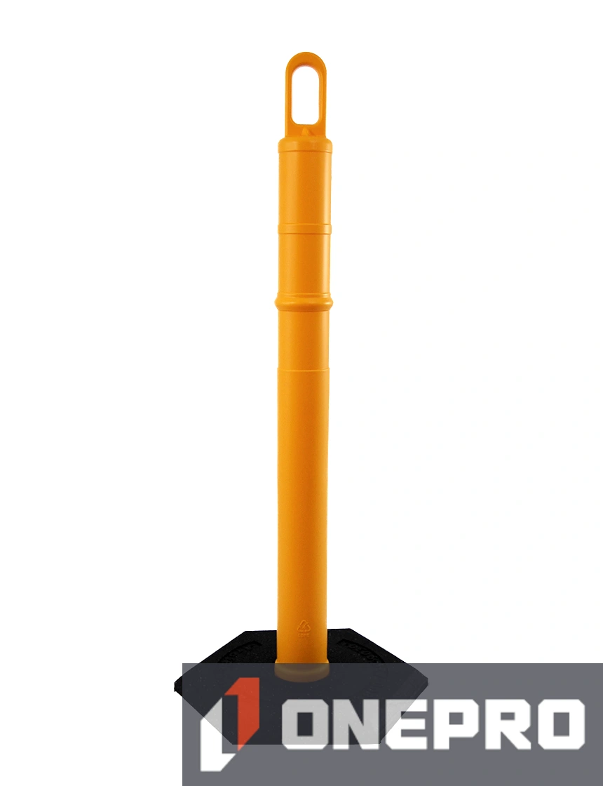 42\" YELLOW Looper Tube with 12 lb Base