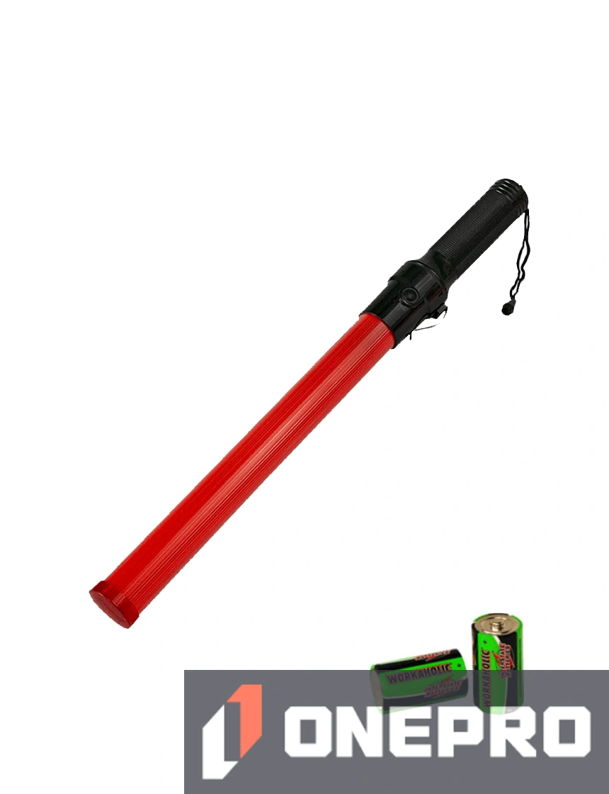 13\" Standard LED Traffic Wand with two (2) D-Cell Batteries
