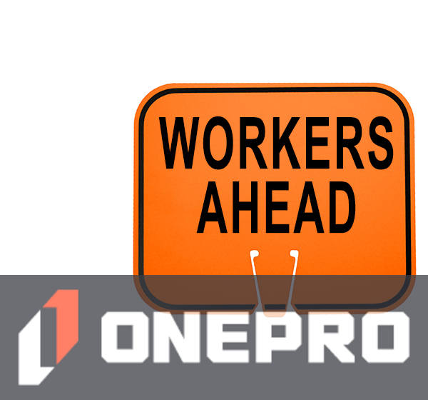 Horizontal, Non-Reflective, Clip-On-Sign