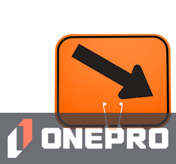 Horizontal, Reflective, Clip-On-Sign