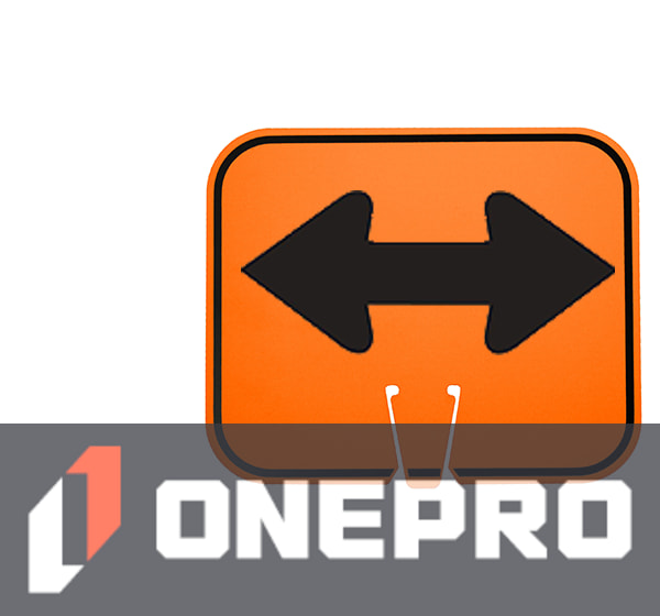 Horizontal, Reflective, Clip-On-Sign