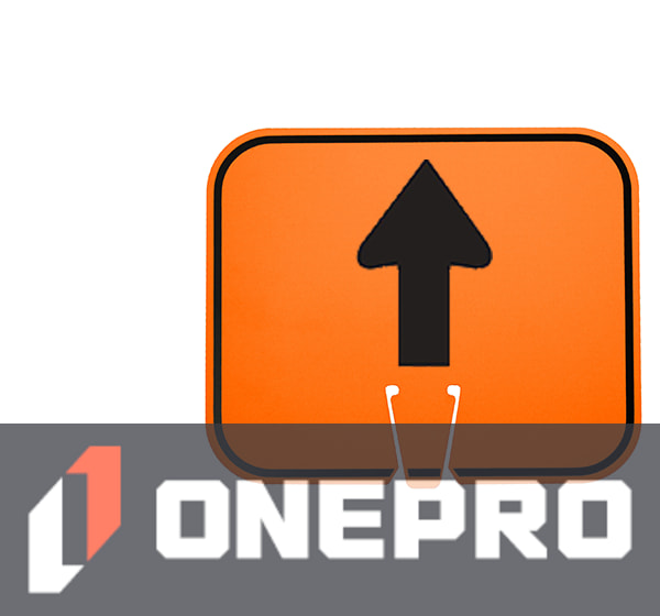 Horizontal, Reflective, Clip-On-Sign