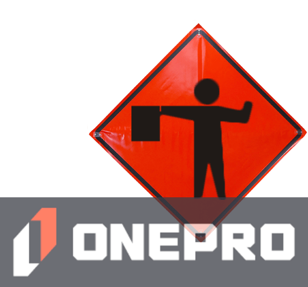 48\" Heavy Duty, Non-Reflective Roll-Up Sign