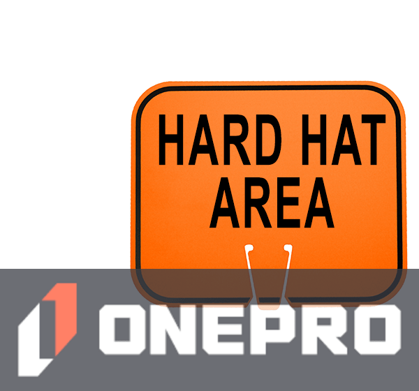 Horizontal, Non-Reflective, Clip-On-Sign