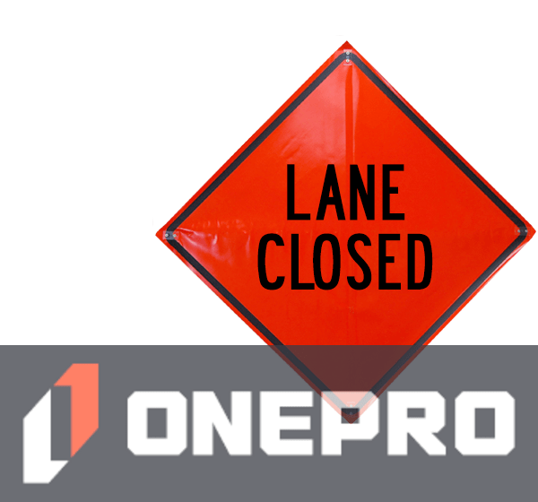 36\" Heavy Duty, Non-Reflective Roll-Up Sign