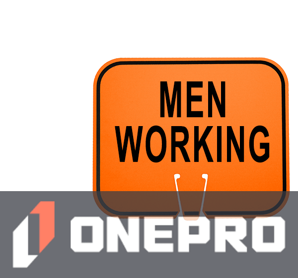 Horizontal, Reflective, Clip-On-Sign