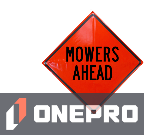 36\" Heavy Duty, Non-Reflective Roll-Up Sign