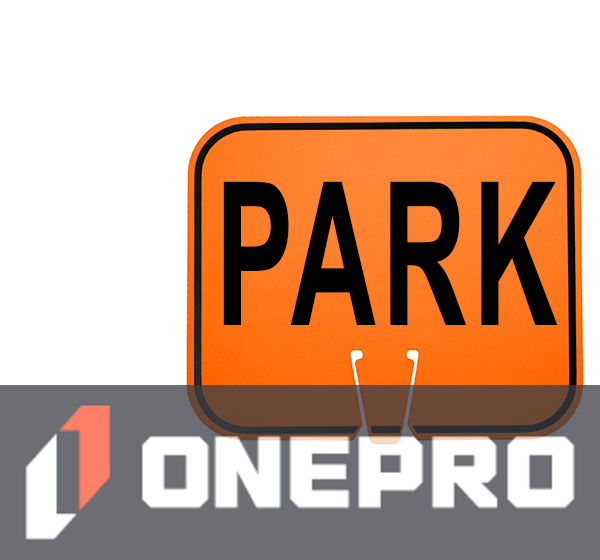 Horizontal, Reflective, Clip-On-Sign