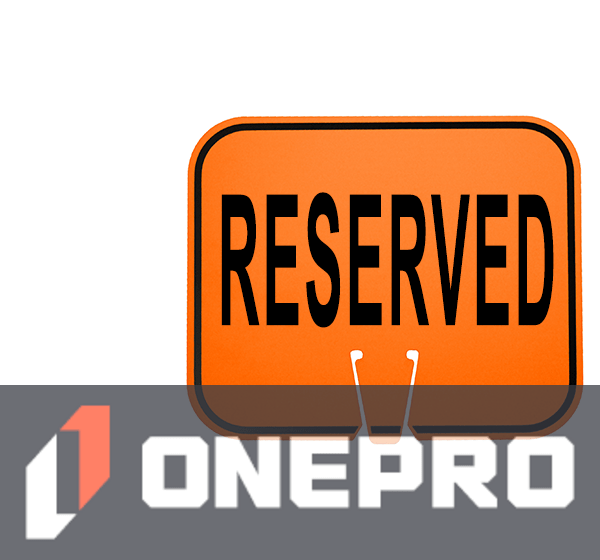 Horizontal, Reflective, Clip-On-Sign