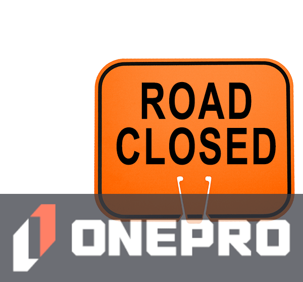 Horizontal, Non-Reflective, Clip-On-Sign